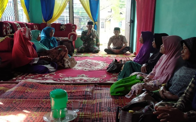Kopral Satu Taufik, Prajurit TNI yang Tausiyah di Pengajian Emak-Emak Lokasi TMMD