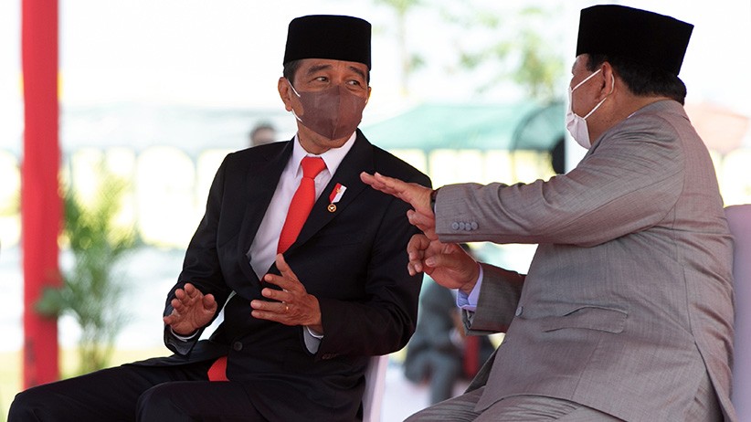 Bukan soal Reshuffle, Ini Perbincangan Jokowi dan Prabowo di Istana Kemarin Sore