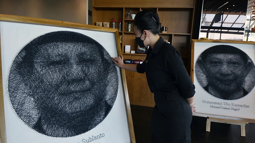 Keren, 6 Anak Disabilitas Pamerkan 31 Karya Lukisan String Art - Bagian 2