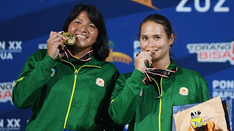 Jawa Timur Sapu Bersih Tujuh Emas Cabang Tenis PON Papua - Bagian 2