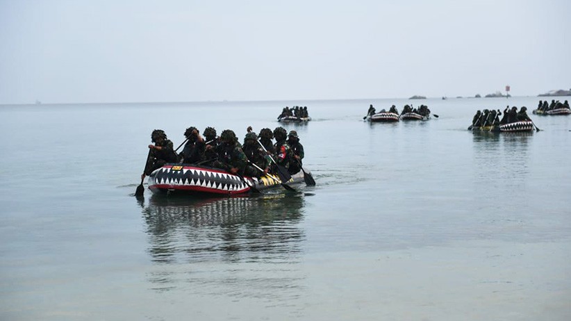 Gunakan Taktik Tempur Ratsus, Marinir TNI AL Hancurkan Instalasi Radar Musuh - Bagian 3