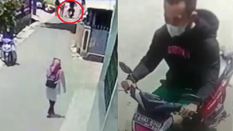 Viral Penjambret HP di Kuningan Nekat Beraksi di Siang Bolong Terekam CCTV