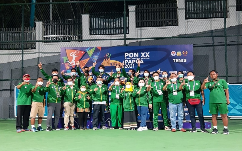 Bangga Jatim Sapu Bersih Emas Tenis PON XX Papua, LaNyalla: Ini Tidak Mudah