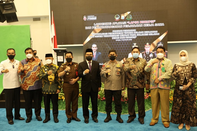 Ditreskrimsus Sulsel Luncurkan Aplikasi Lapor Korupsi, Wali Kota Makassar: Ini Bentuk Transparansi