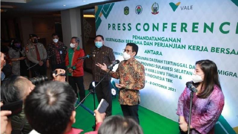 Percepat Pembangunan Desa, Kemendes PDTT Gandeng Pemkab Luwu Timur dan PT Vale
