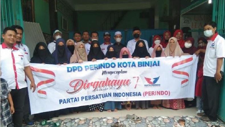 Refleksi HUT ke-7, Perindo Binjai Siapkan Literasi Digitalisasi Proses Demokrasi