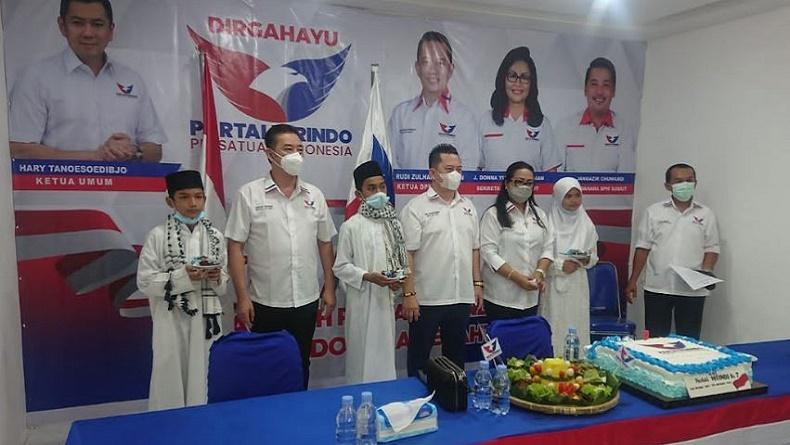 HUT Ke-7, Perindo Sumut Rayakan Kebahagiaan Bersama Santri di Medan