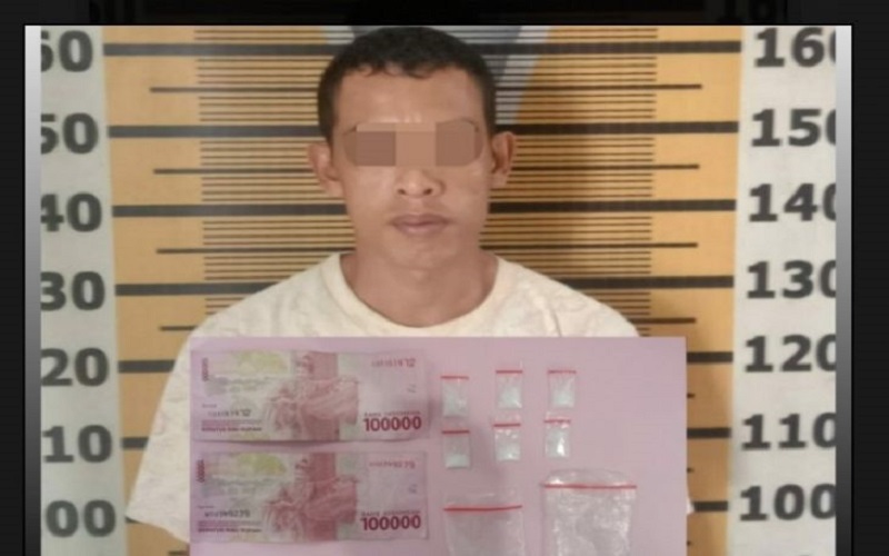 Bobi Kedapatan Simpan Sabu,  Ditangkap Polisi saat Tunggu Pelanggan