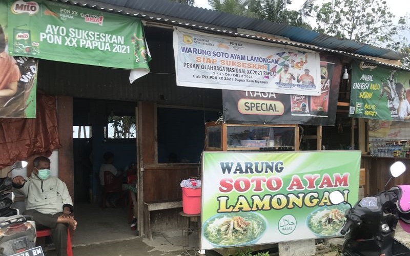 Mencicipi Soto Ayam Lamongan di Jalur Perbatasan Jayapura-PNG