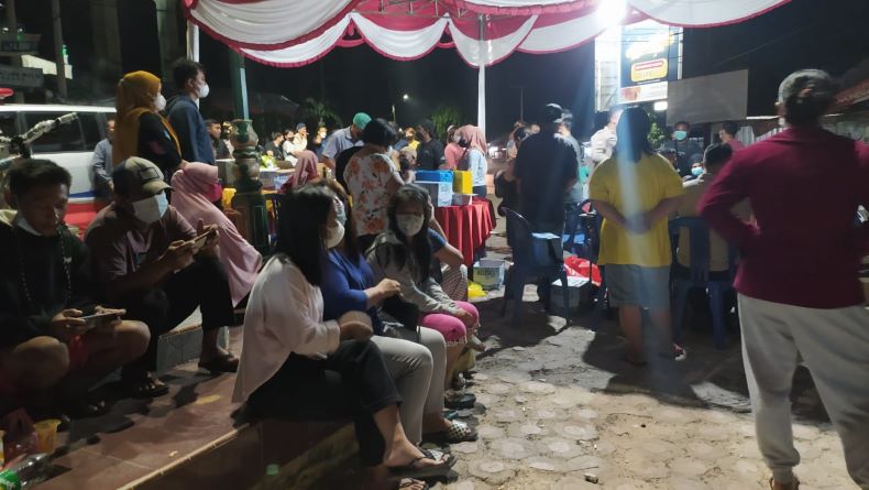 Baru Dibuka, Gerai Vaksin Presisi Polres Bangka Selatan Langsung Diserbu Warga