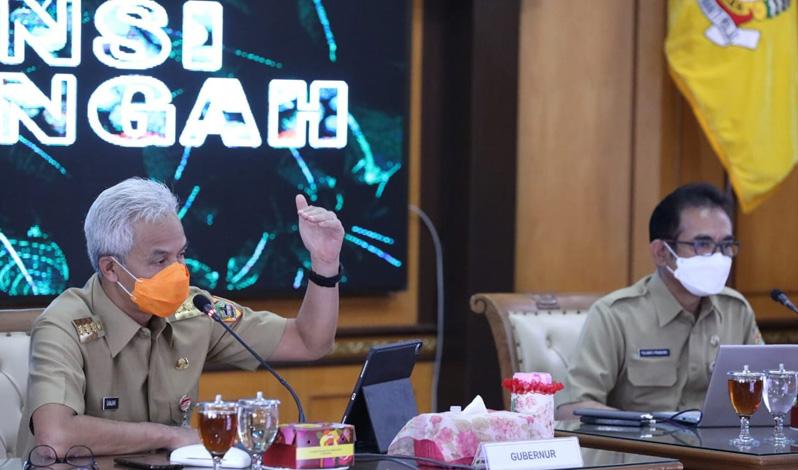 Cegah Gelombang Ketiga Covid-19, Ganjar Minta Semua Kepala Daerah Antisipasi Libur Panjang