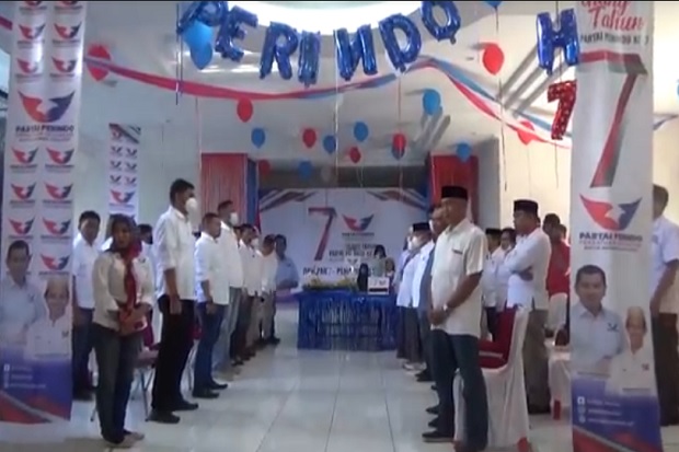 Peringati HUT ke-7, DPW Partai Perindo Sulsel Minta Kader Fokus Hadapi Pemilu 2024