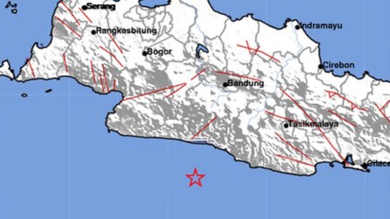 Gempa Terkini Magnitudo 3,9 Guncang Bandung