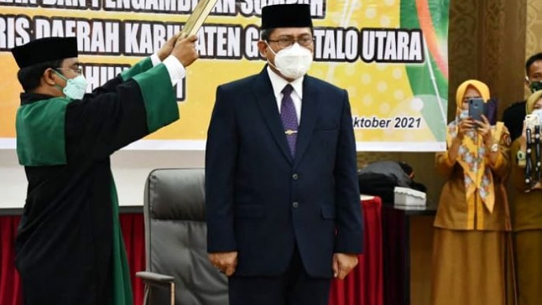 title Bupati Gorontalo Utara Lantik Penjabat Sekretaris Daerah yang Baru Bupati Gorontalo Utara Lantik Penjabat Sekretaris Daerah yang Baru