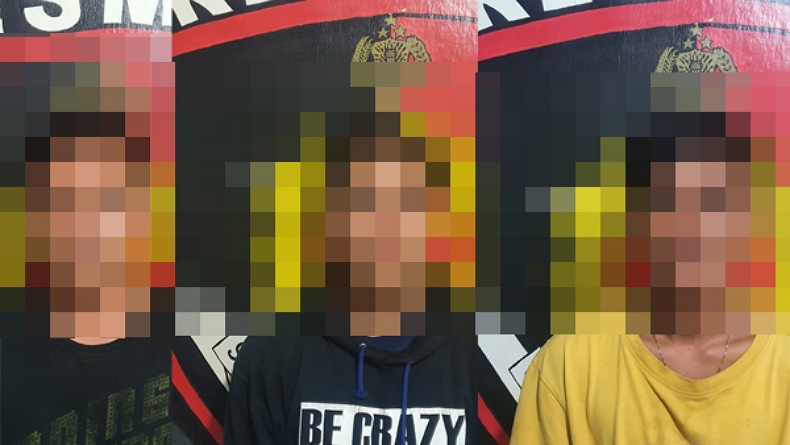 3 Pelaku Pengeroyokan Penjaga Warnet di Kelurahan Pinokalan Dibekuk Polres Bitung