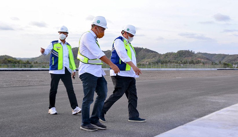 Foto-Foto Menko Airlangga Hartarto Cek Kesiapan Sirkuit Mandalika Gelar World Superbike - Bagian 2