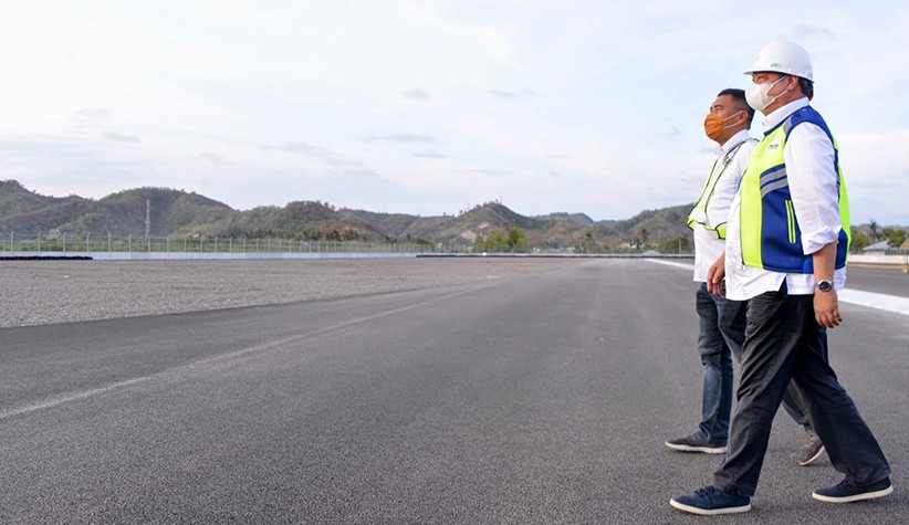 Foto-Foto Menko Airlangga Hartarto Cek Kesiapan Sirkuit Mandalika Gelar World Superbike - Bagian 1