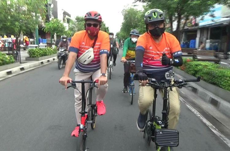 Wali Kota se-Indonesia Nikmati Keindahan Kota Jogja dengan Bersepeda 