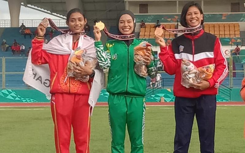 Hebat, Pelari Cantik Asal Blora Ini Sumbang Emas dan Perak untuk Jateng di PON Papua