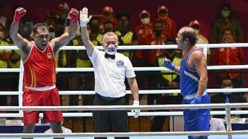 Prajurit TNI Asal Maluku Sumbang Emas untuk Jateng di Cabor Tinju