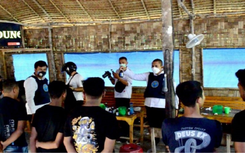 17 Remaja Asyik Nongkrong di Kafe Ditangkap BNN Langkat