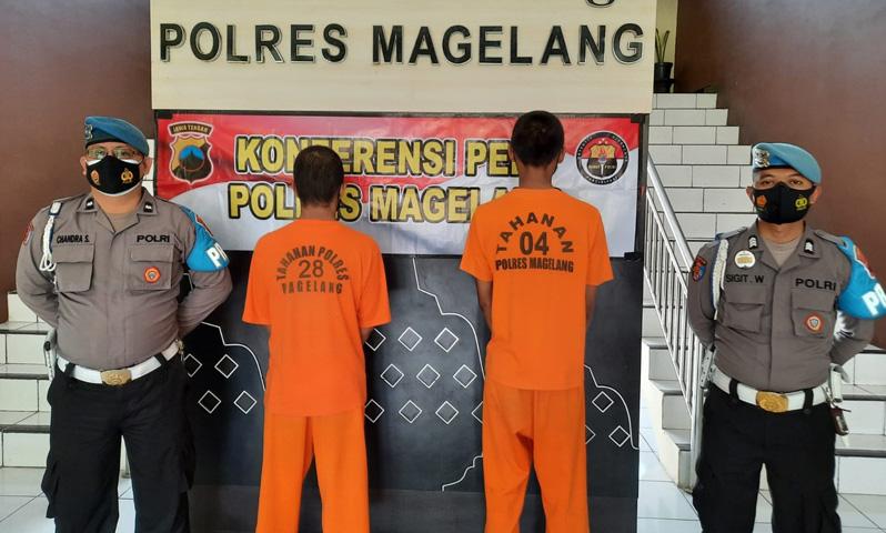 Polisi Tangkap Komplotan Pencurian dan Kekerasan terhadap Pelajar di Magelang 