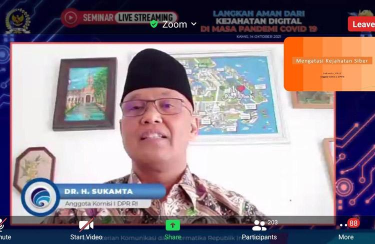 Kejahatan Cyber Meningkat, Anggota Komisi DPR Minta Masyarakat Tak Umbar Data Pribadi