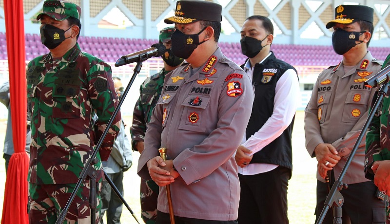 Apresiasi Percepatan Vaksinasi di Jatim, Kapolri: Target 2 Juta Per Hari Harus Terpenuhi 