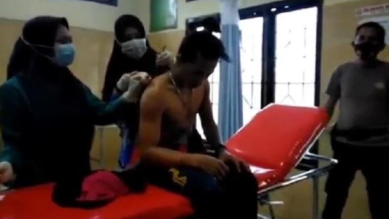 Sidrap Geger, 2 Pekerja Pabrik Luka Parah Dibacok Pemuda Tanpa Basa-basi 