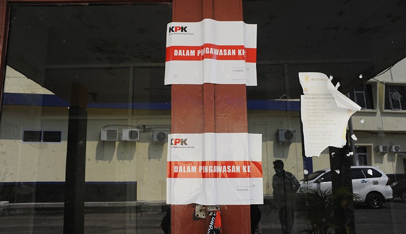 Kantor PJU Kabupaten Musi Banyuasin Disegel KPK - Bagian 1