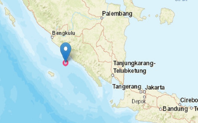 Gempa Terkini M5,0 Guncang Kaur Bengkulu