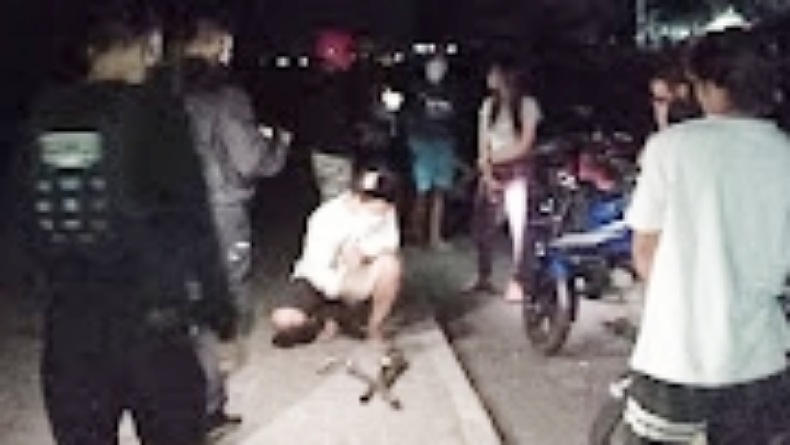 Puluhan Motor Knalpol Bising Kena Razia Polres Minsel di Boulevard Amurang