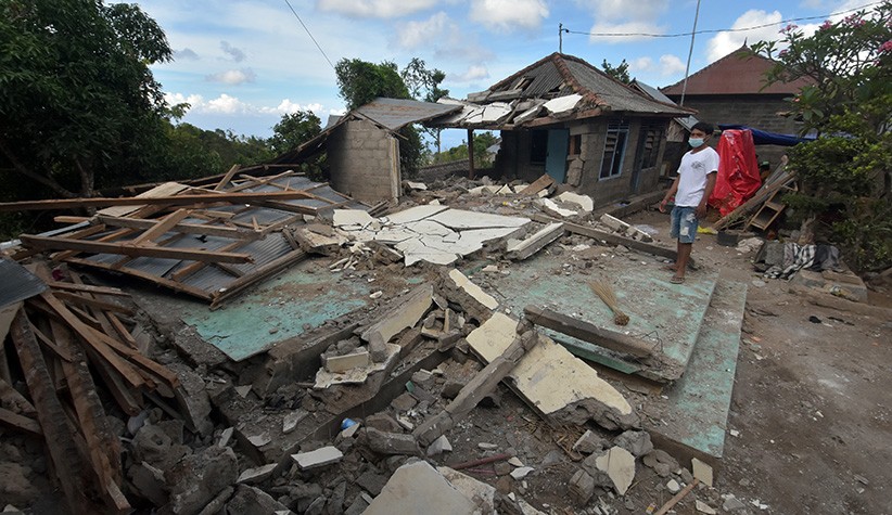 Tanggap Darurat Gempa Bali Diperpanjang hingga 29 Oktober 