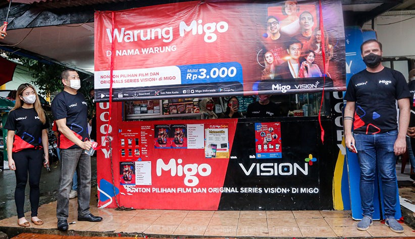 Kokohkan Kolaborasi Vision+ dan Migo, Hary Tanoesoedibjo Resmikan Warung Migo - Bagian 1