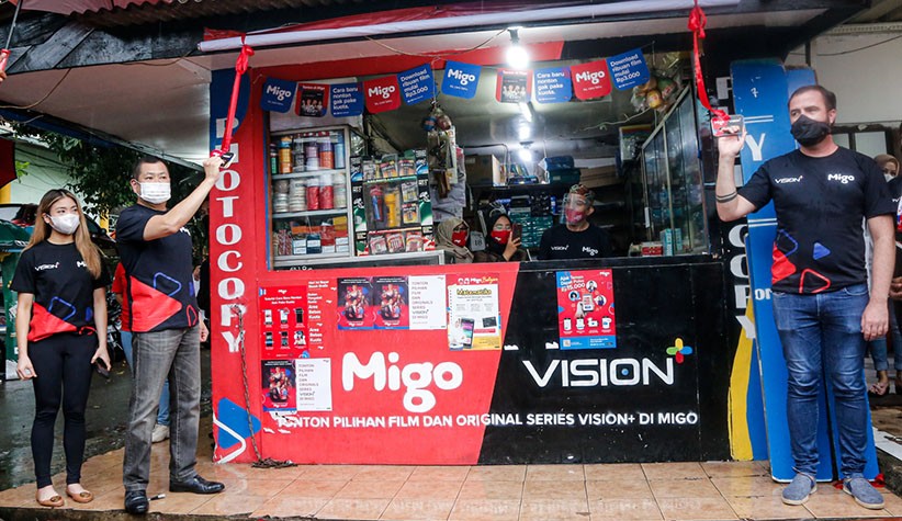 Kokohkan Kolaborasi Vision+ dan Migo, Hary Tanoesoedibjo Resmikan Warung Migo - Bagian 2