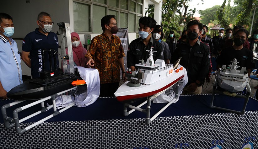 Penampakan Kapal Cepat Tak Berawak Buatan Mahasiswa ITS Surabaya - Bagian 2