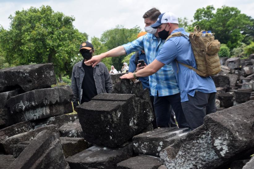 Potret Tentara AS Jalan-Jalan ke Candi Prambanan usai Latihan Militer - Bagian 3
