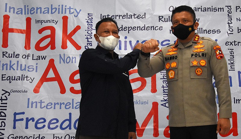 Sinergi Polri-Komnas HAM Selesaikan Masalah yang Melibatkan Aparat Penegak Hukum - Bagian 1