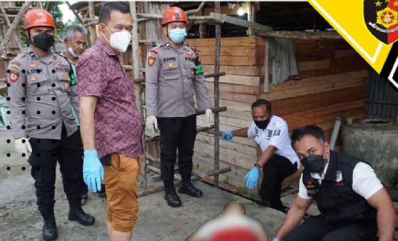 Geger Penemuan Mayat di Proyek Ruko Jalan Tanjungpura Pontianak, Begini Kondisinya