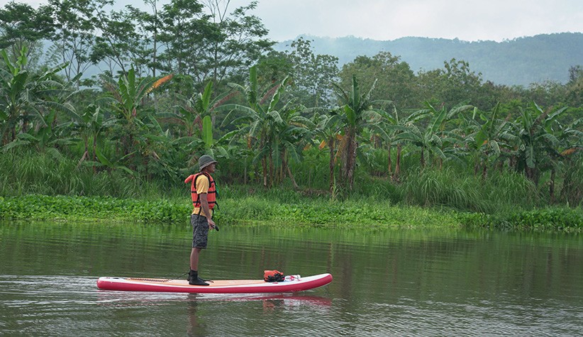 Wisata Susur Sungai dengan Stand Up Paddle di Bantul  - Bagian 3
