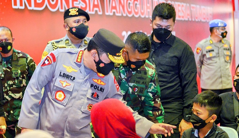 Kapolri Tegaskan Soliditas TNI Polri akan Wujudkan Kekebalan Komunal 