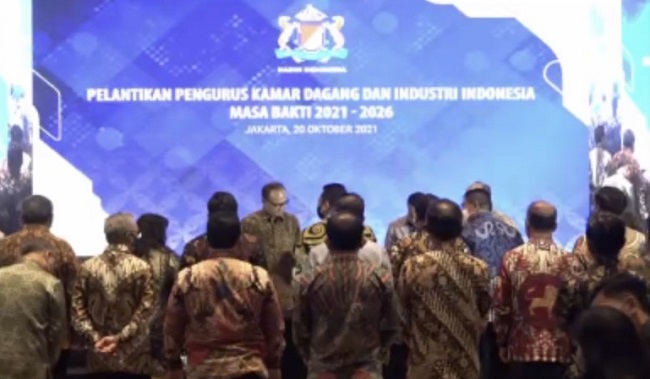 Sah, 1.401 Dewan Pengurus Kadin Indonesia Periode 2021-2026 Dilantik