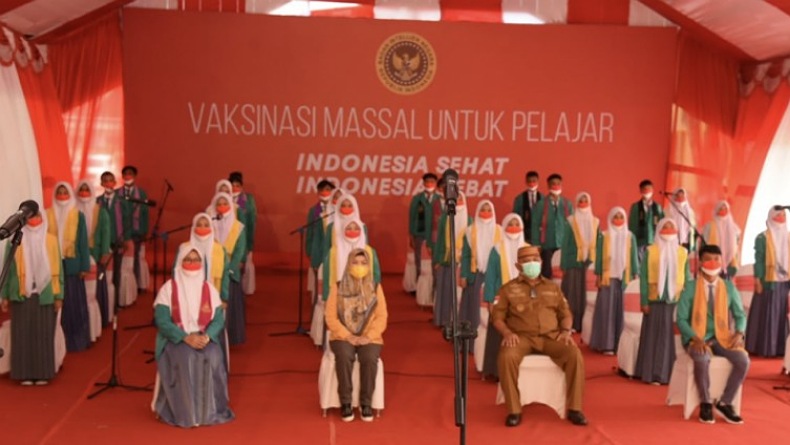 2.442 Orang Ikut Program Vaksinasi Bersama Presiden Jokowi
