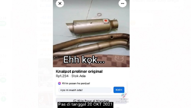title Viral Knalpot Brong Hasil Tilang Dijual di Marketplace, Ini Kata Polisi Viral Knalpot Brong Hasil Tilang Dijual di Marketplace, Ini Kata Polisi