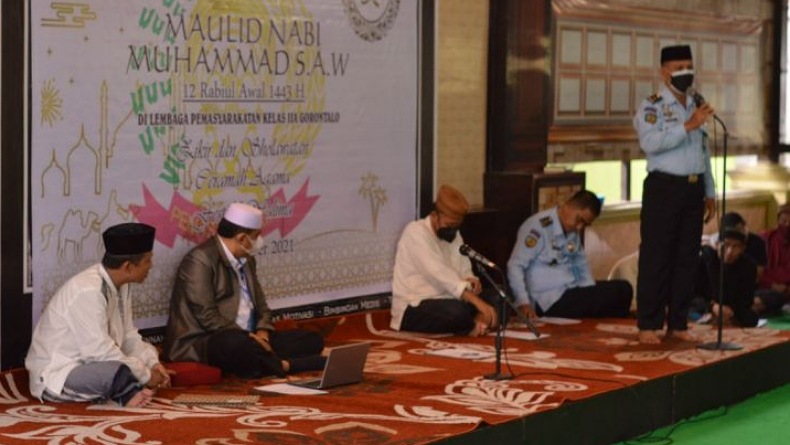 Acara Spesial saat Pandemi Covid-19, Lapas Klas IIA Gorontalo Rayakan Maulid Nabi