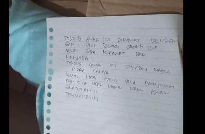 title Tinggalkan Bayi dalam Kardus di Panti Asuhan, Orang Tua Tulis Surat Memilukan Tinggalkan Bayi dalam Kardus di Panti Asuhan, Orang Tua Tulis Surat Memilukan