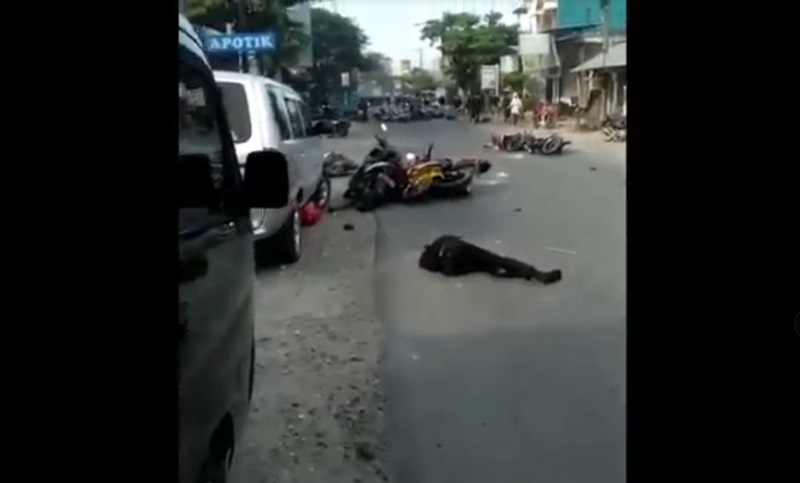 Tawuran Massal Warga Vs Perguruan Silat di Lamongan, 3 Luka Parah