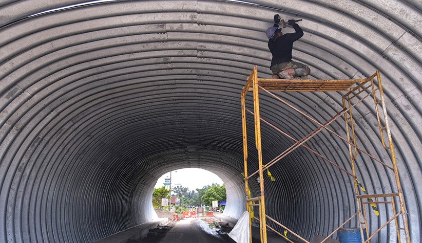 Begini Progres Pembangunan Jalan Tol Binjai-Pangkalan Brandan - Bagian 1