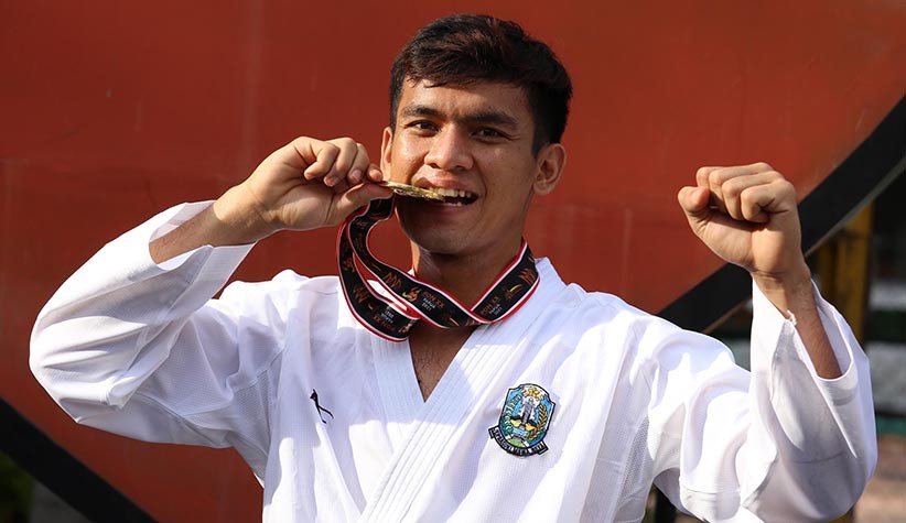 Begini Tendangan Maut Mahasiswa Unitomo Peraih Medali Emas PON Papua - Bagian 3