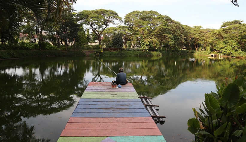 Danau Taman Kebun Bibit Wonorejo Kembali Dibuka Untuk Umum